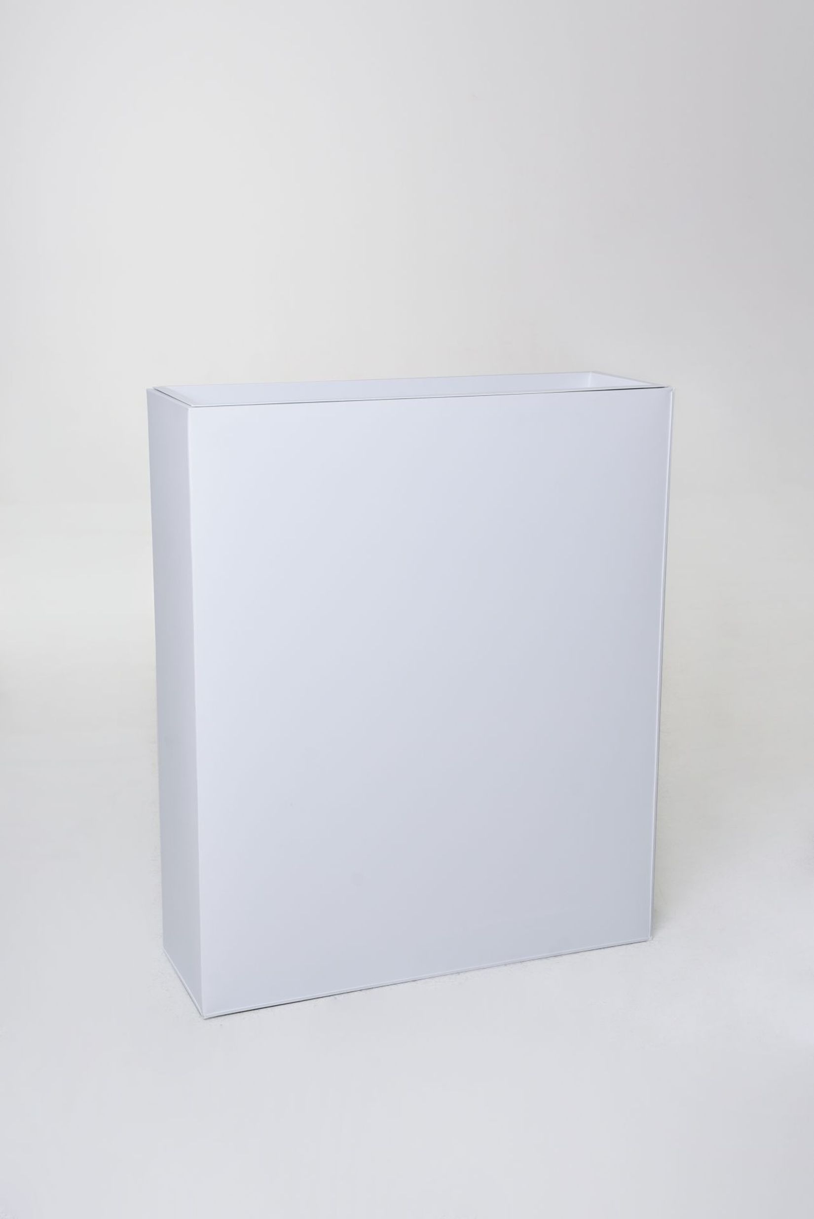 Pflanzkübel Raumteiler pulverbeschichtetes Stahlblech ELEMENTO Weiß