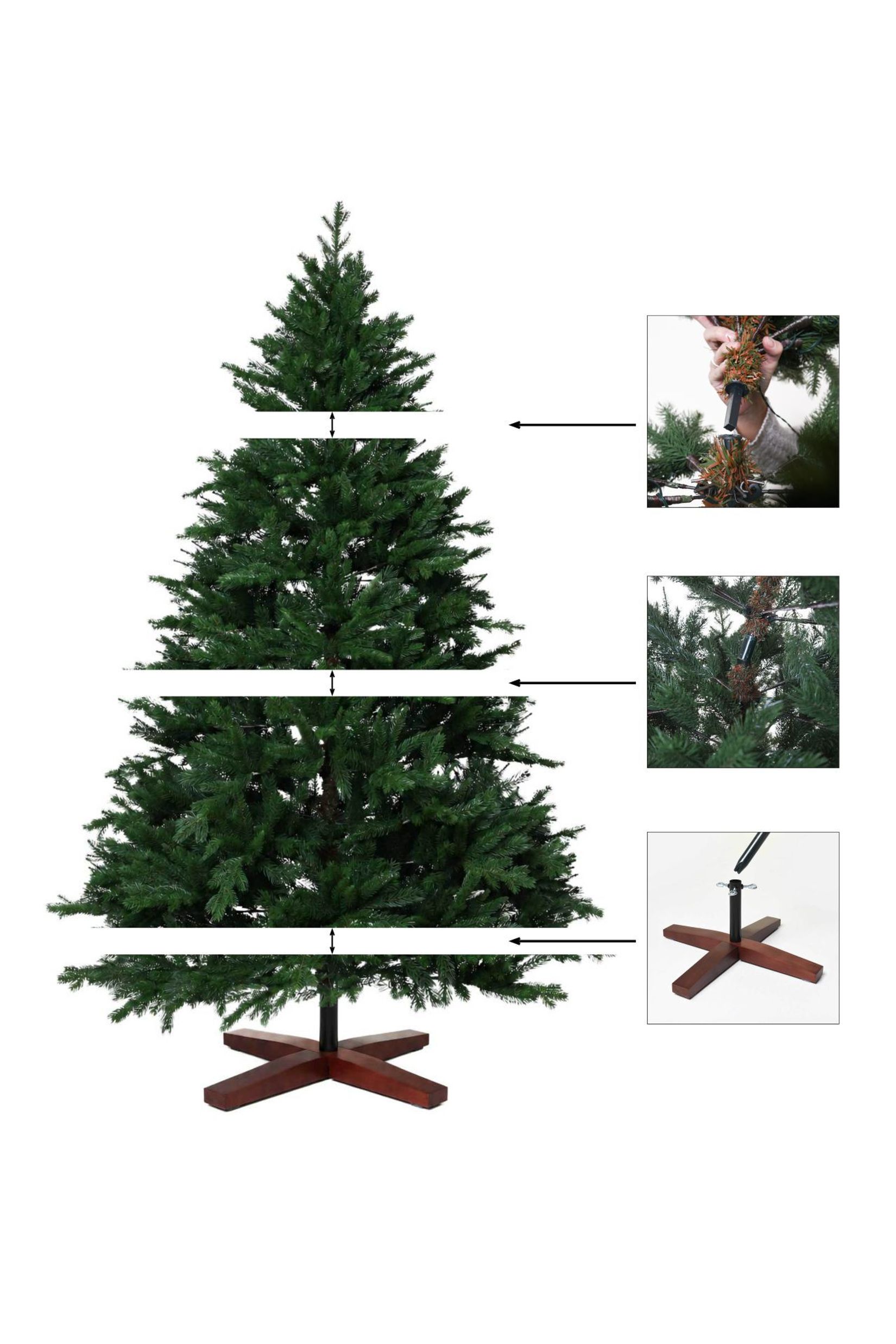 Künstlicher Weihnachtsbaum Premium Nordmanntanne, 120 cm hoch Künstlicher Weihnachtsbaum Premium Nordmanntanne, 120 cm hoch