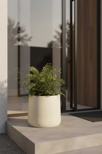 Blumentopf VEKRA Fiberglas 55x50 cm Beige
