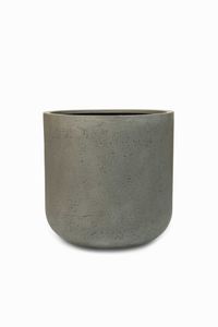 Blumentopf Pflanztopf Fiberglas CHICO Vesuvgrau