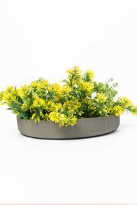 Pflanzschale Dekoschale Fiberglas ORYVEN Skandigrau Pflanzschale Dekoschale Fiberglas ORYVEN Skandigrau