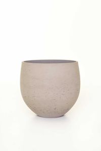 Pflanzkübel Blumentopf Fiberglas RAFIOT Creme