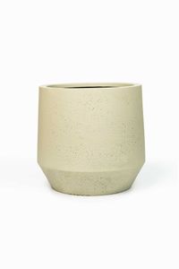 Blumentopf Pflanztopf Fiberglas NEXORA Vesuvcreme