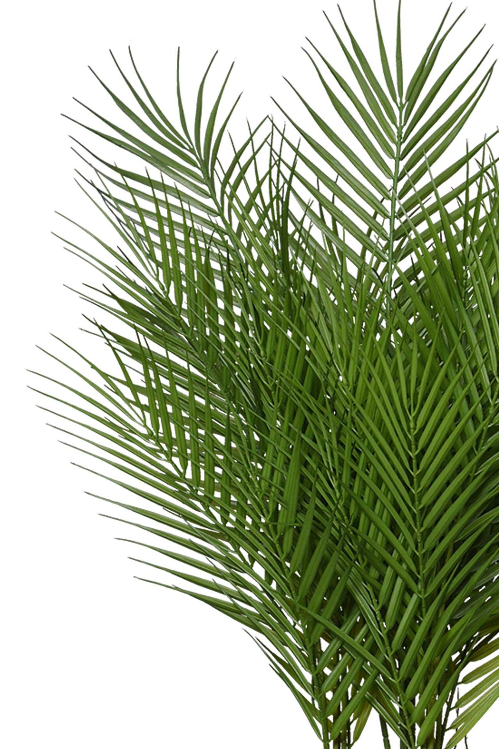 Kunstpflanze im anthrazitfarbenen Topf Kunststoff AREKA