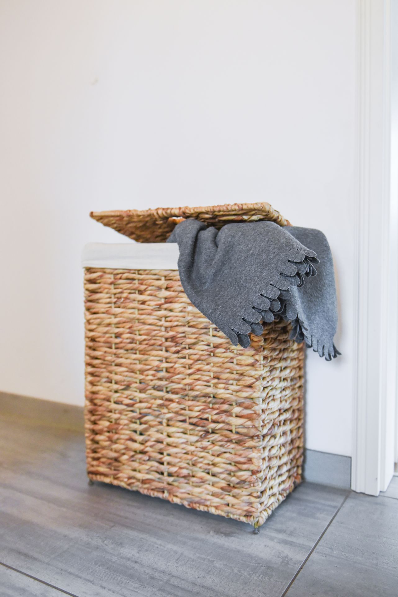 Wäschekorb Wäschebox Wasserhyazinthe LAVANDA - Natur | Wäschekörbe