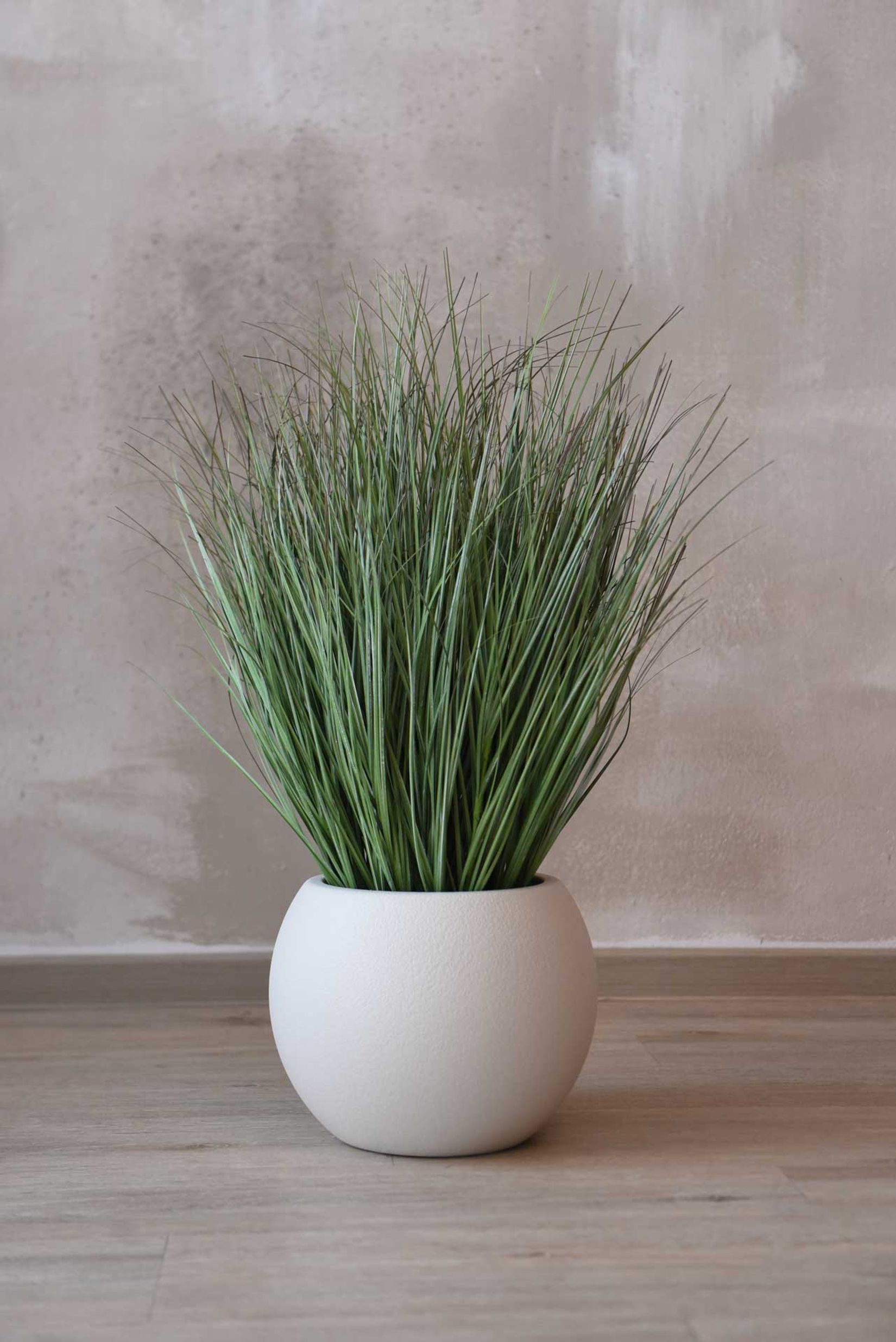Kunstpflanze Kunstgras im Dekotopf Kunststoff TRAVA