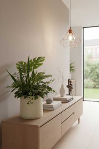 Blumentopf Pflanzkübel Fiberglas VEKRA Vesuvcreme