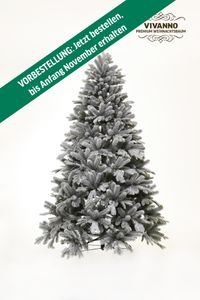 Künstlicher Weihnachtsbaum Premium Nordmanntanne mit Schnee 150 cm hoch