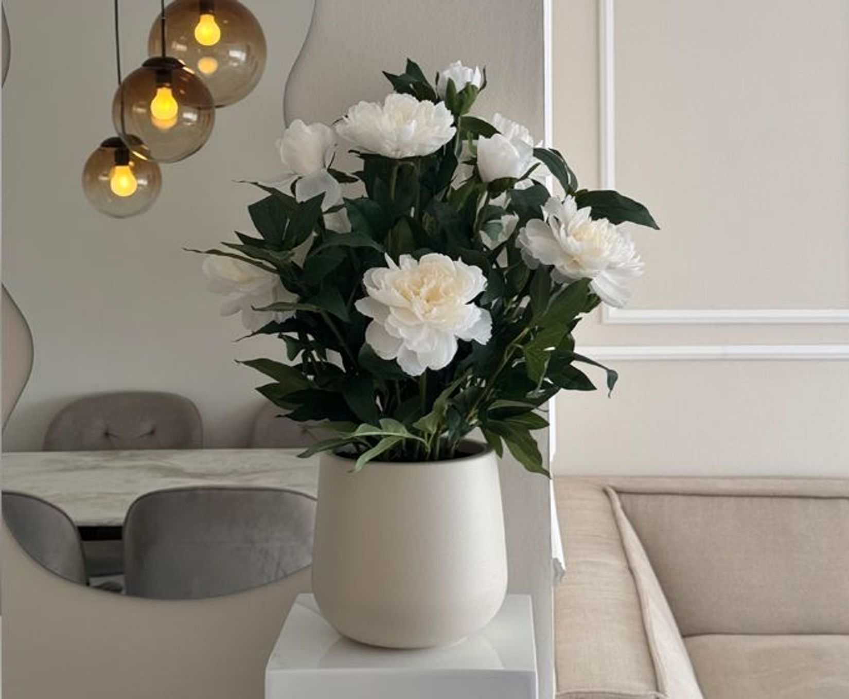 Kunstpflanze Kunstblume Pfingstrose Kunstpflanze Kunstblume Pfingstrose