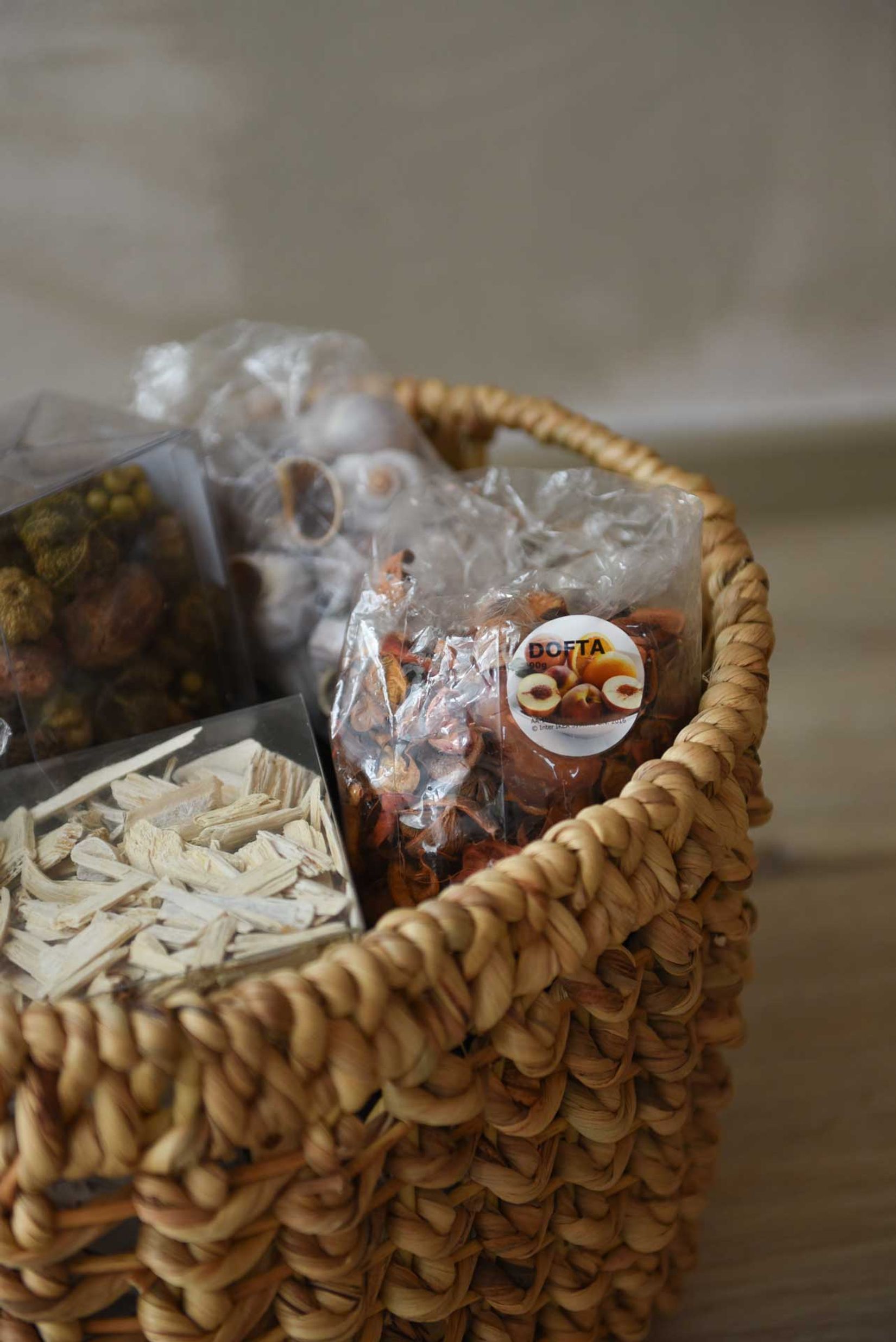 Korb Dekokorb WODA Wasserhyazinthe Natur Korb Dekokorb WODA Wasserhyazinthe Natur