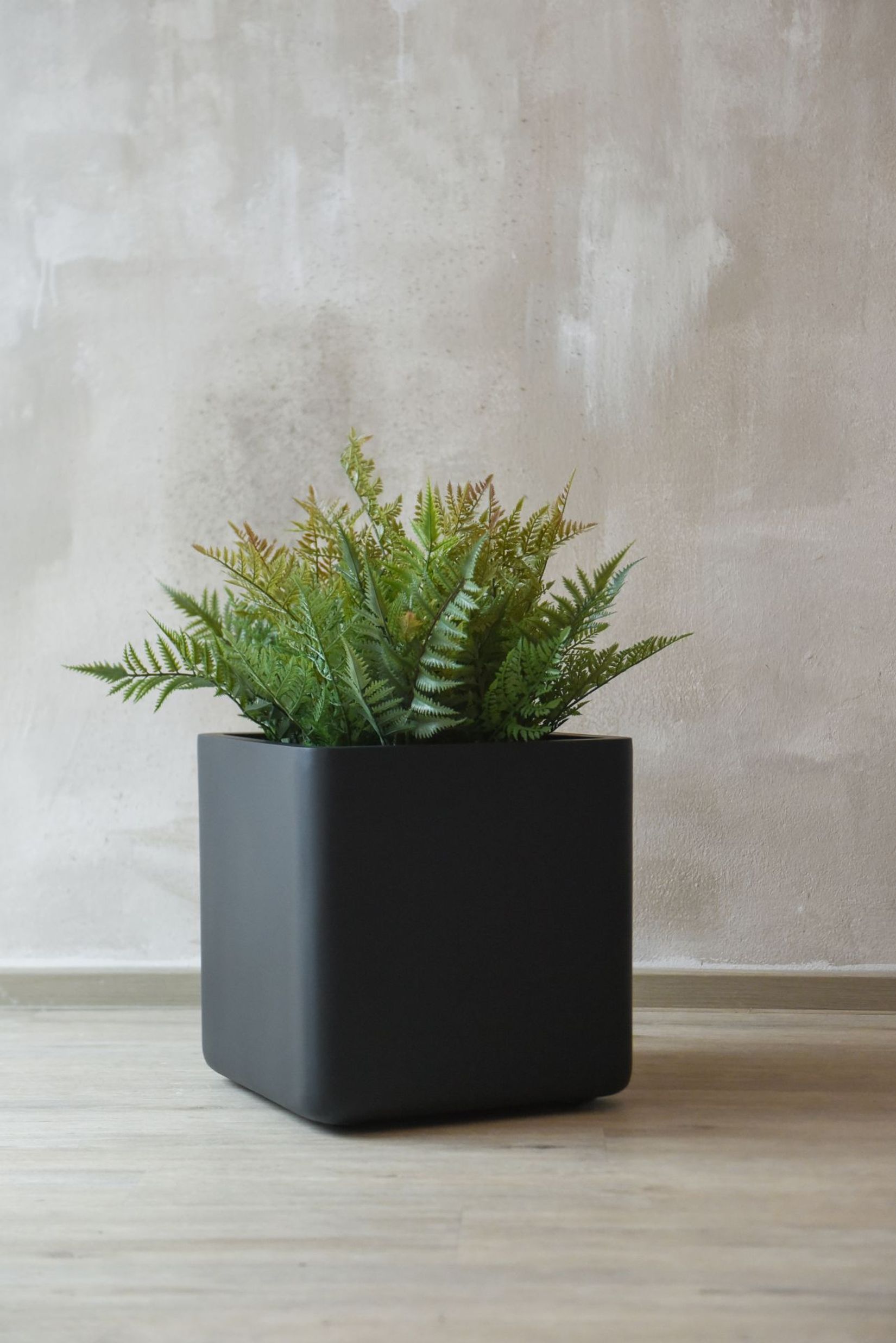 Kunstpflanze Kunststoff Filix mit topf Grün | VIVANNO