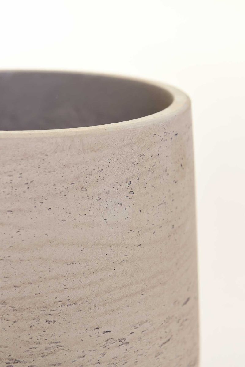 Blumentopf TROPICO Fiberglas 23x20 cm Beige | 23x20 cm | 302610623195