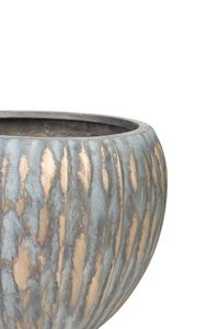 Pflanztopf DRAPER Fiberglas 39x34 cm Grau