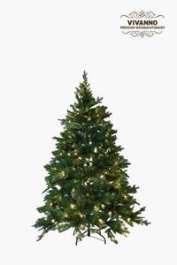 Künstlicher Premium Weihnachtsbaum Nordmanntanne LED, 150 cm hoch