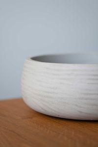 Pflanzschale Dekoschale PERA rund Fiberglas Creme Pflanzschale Dekoschale PERA rund Fiberglas Creme