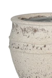 Blumentopf KALDERO Fiberzement 29x25 cm Beige