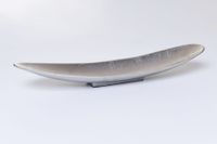 Dekoschale Schale lang Metall Aluminium ATHENE Silber