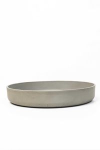 Pflanzschale Dekoschale Fiberglas ORYVEN Beton-Design Grau Pflanzschale Dekoschale Fiberglas ORYVEN Beton-Design Grau