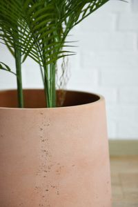 Blumentopf Fiberglas TROPICO Vulkanapricot