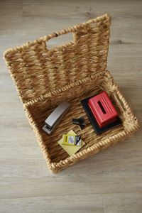 Korb Regalkorb SECCHIO Wasserhyazinthe Natur