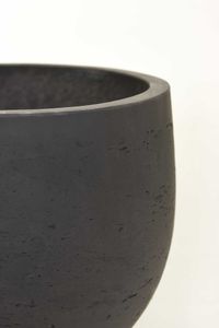 Pflanzkübel Blumentopf Fiberglas RAFIOT Anthrazit