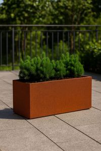 Pflanzkübel Pflanztrog Cortenstahl "Maxi", Rostbraun Pflanzkübel Pflanztrog Cortenstahl "Maxi", Rostbraun