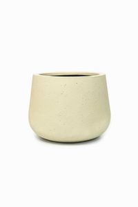 Blumentopf Pflanztopf Fiberglas GIRAR Vesuvcreme