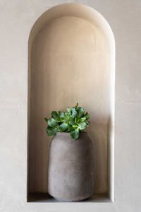 Tischvase MONTI Fiberglas 20x28 cm Braun
