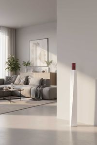 Kerzenständer Standkerzenhalter Fiberglas Weiß Matt HYDRON