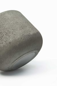 Pflanztopf Blumentopf Fiberglas GIRAR Vesuvgrau