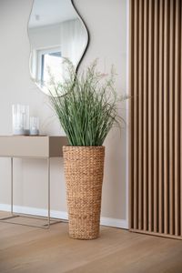 Pflanzkübel Blumenkübel Wasserhyazinthe "Classic Round", Natur