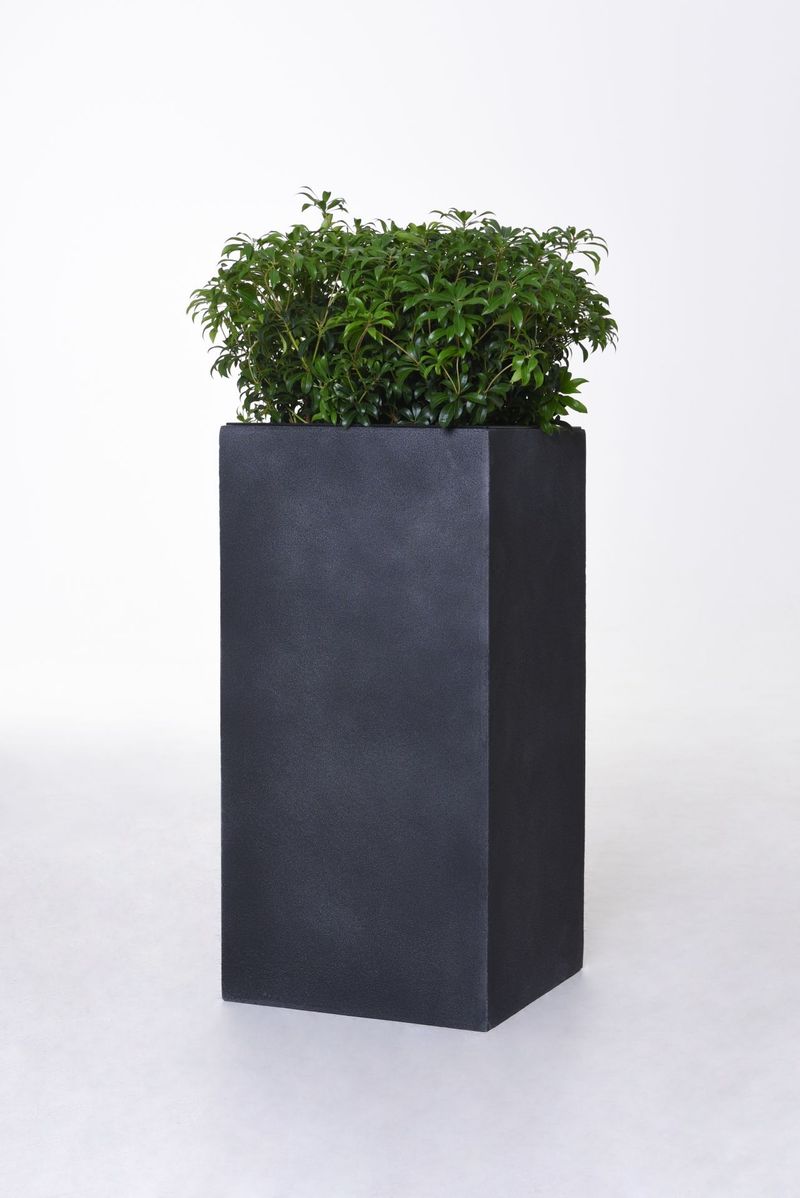 Pflanzkübel Blumenkübel Fiberglas Steinoptik 