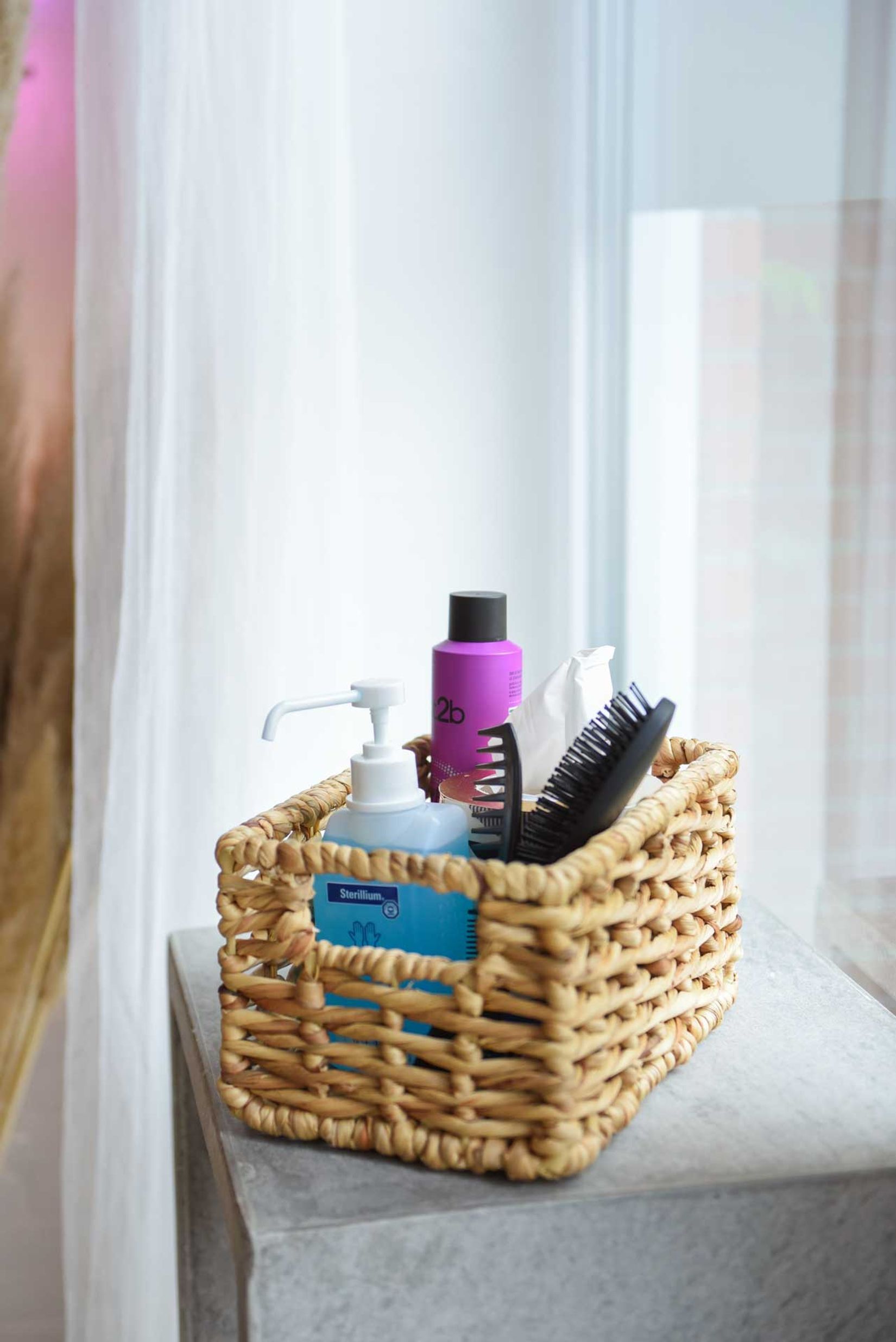 Regalkorb CESTERO Wasserhyazinthe Natur