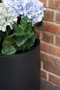 Blumentopf Pflanztopf Fiberglas CHICO Anthrazit Blumentopf Pflanztopf Fiberglas CHICO Anthrazit