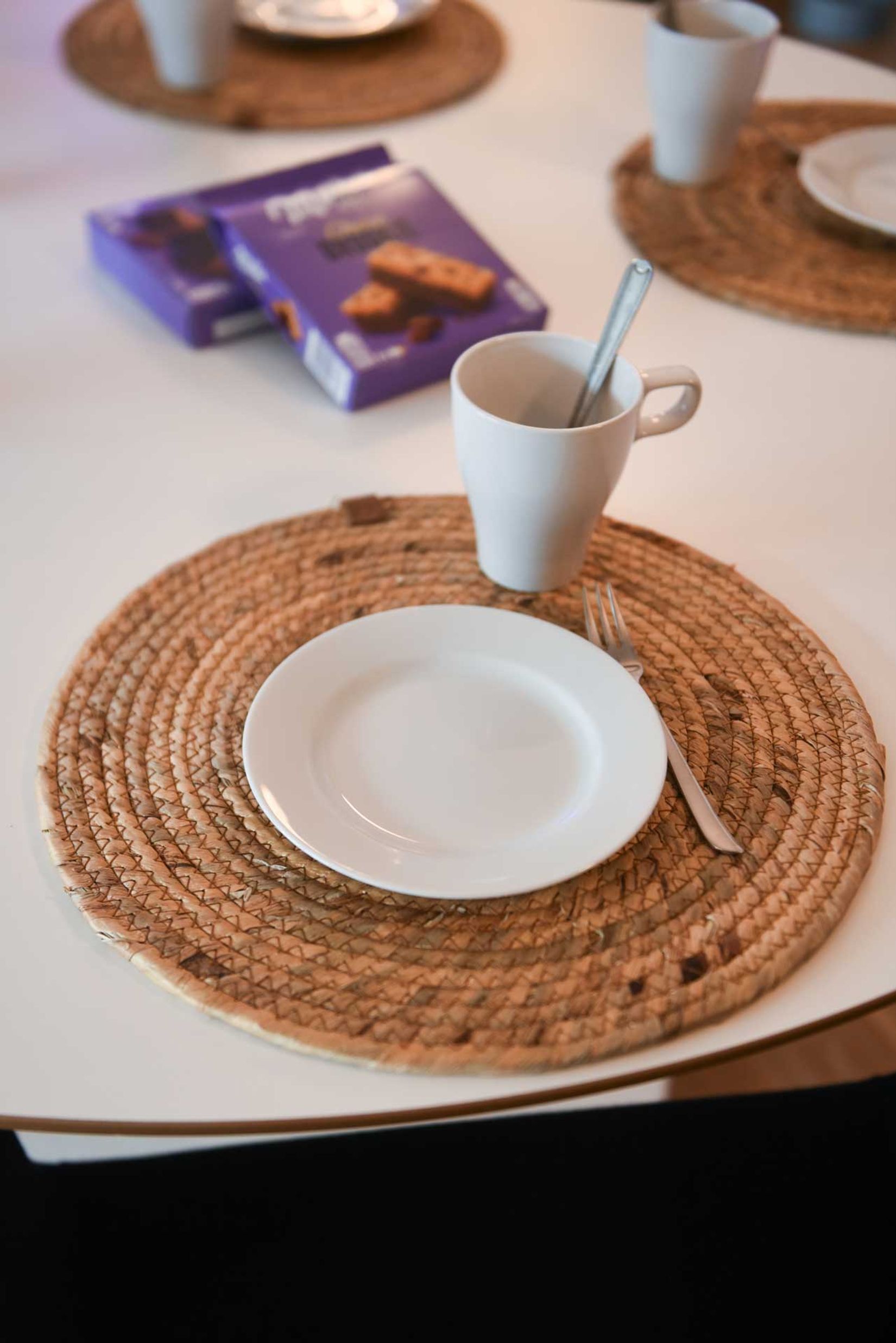 4er Set Tischset Platzset Set Wasserhyazinthe ILANA