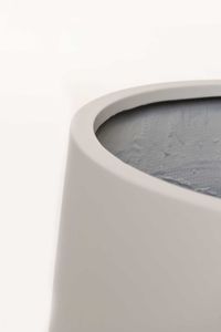 Blumenkübel Pflanzkübel fiberglas VEKRA creme