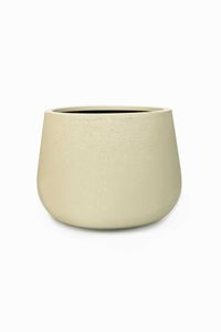 Blumentopf Pflanztopf Fiberglas GIRAR Vesuvcreme