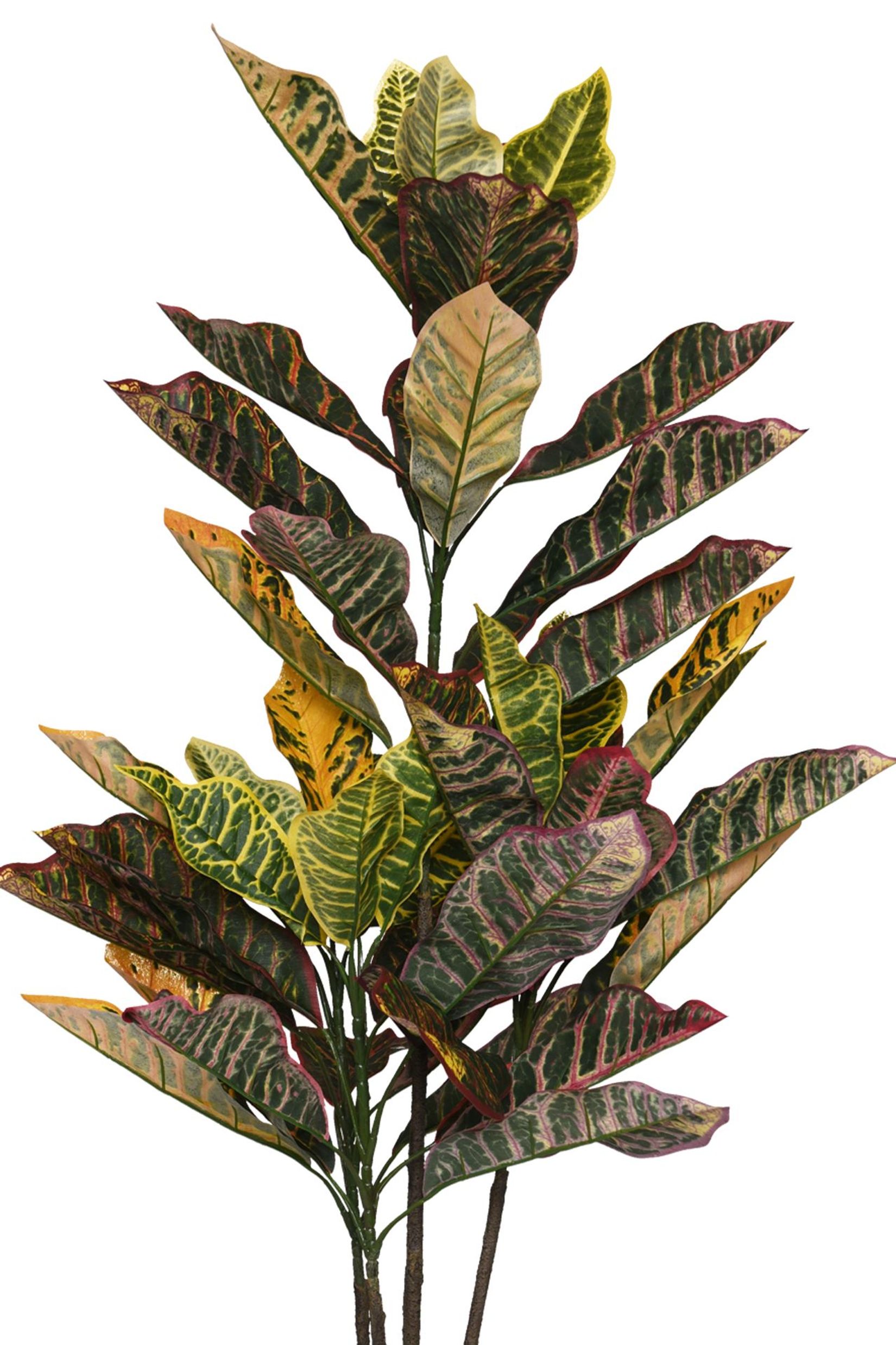  Kunstpflanze Zimmerpflanze Croton im Topf PETRA