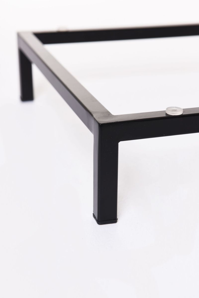Untergestell Gestell für Pflanzkübel Stahlblech BASE Schwarz 50x50x10 | 5050103551