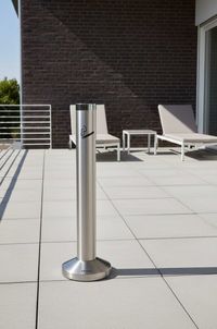 Standaschenbecher Standascher Edelstahl "Fumo", Gebürstet/Poliert Standaschenbecher Standascher Edelstahl "Fumo", Gebürstet/Poliert