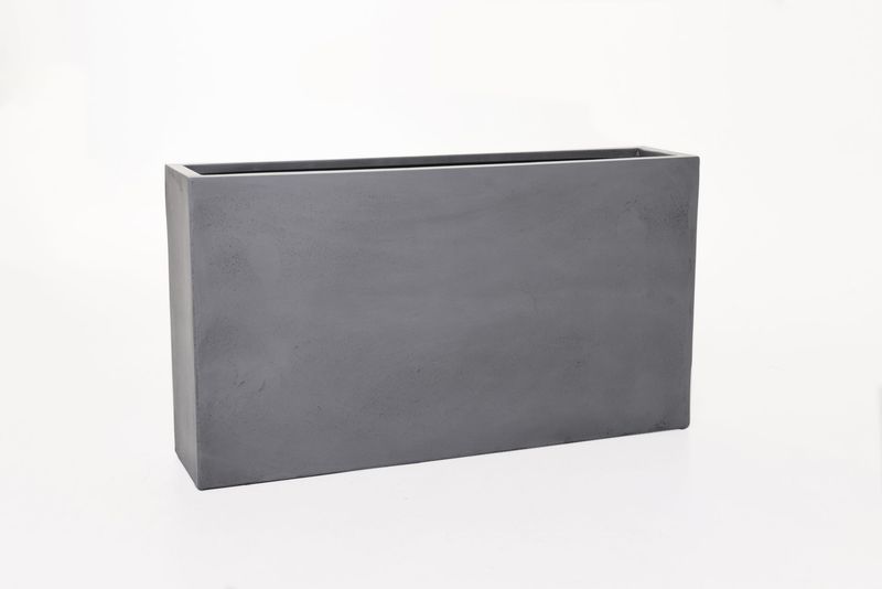 VIVANNO Bac à Plantes MAXI Caisson Gris Béton 100x45x45cm