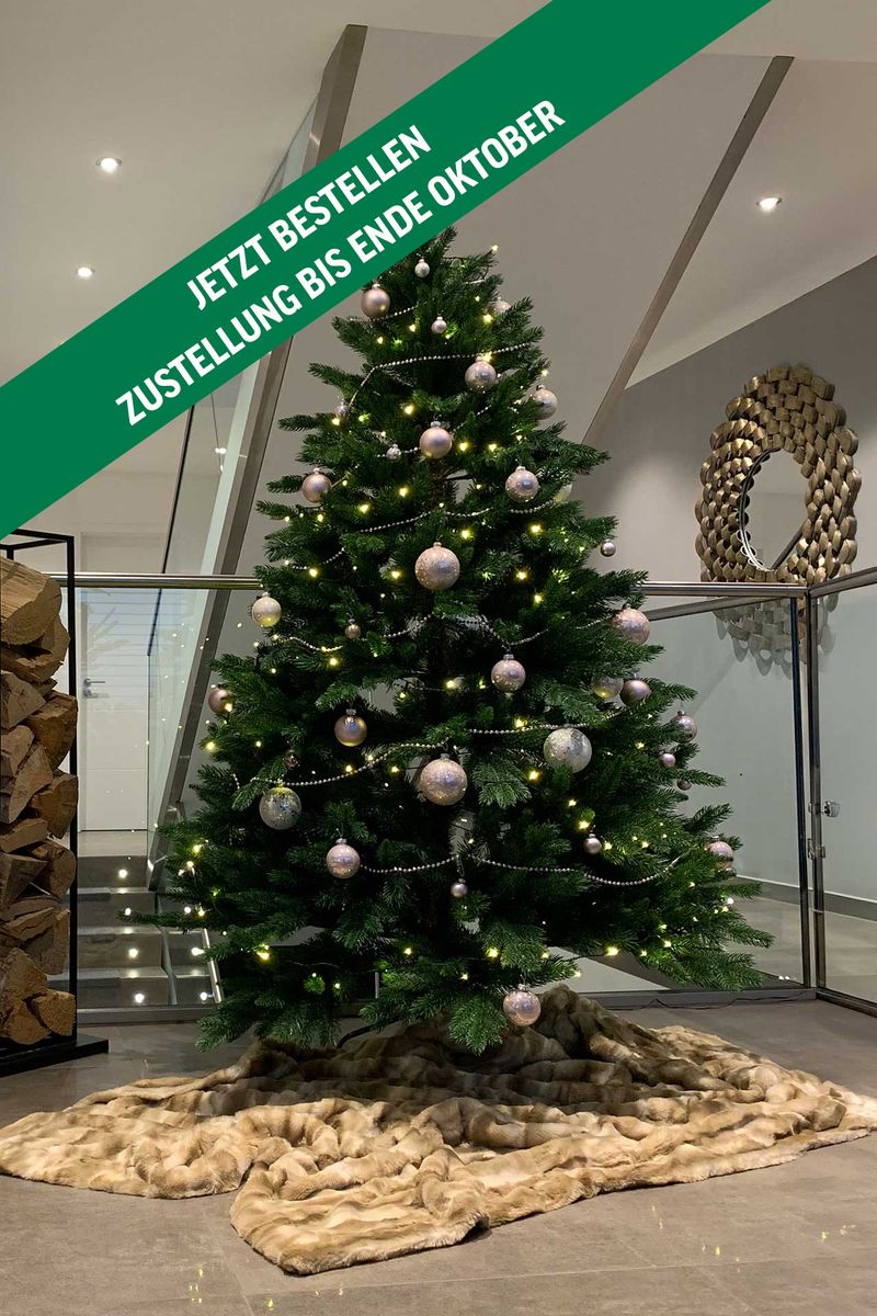 Künstlicher Weihnachtsbaum Premium Nordmanntanne, 240 cm hoch | 402401362402