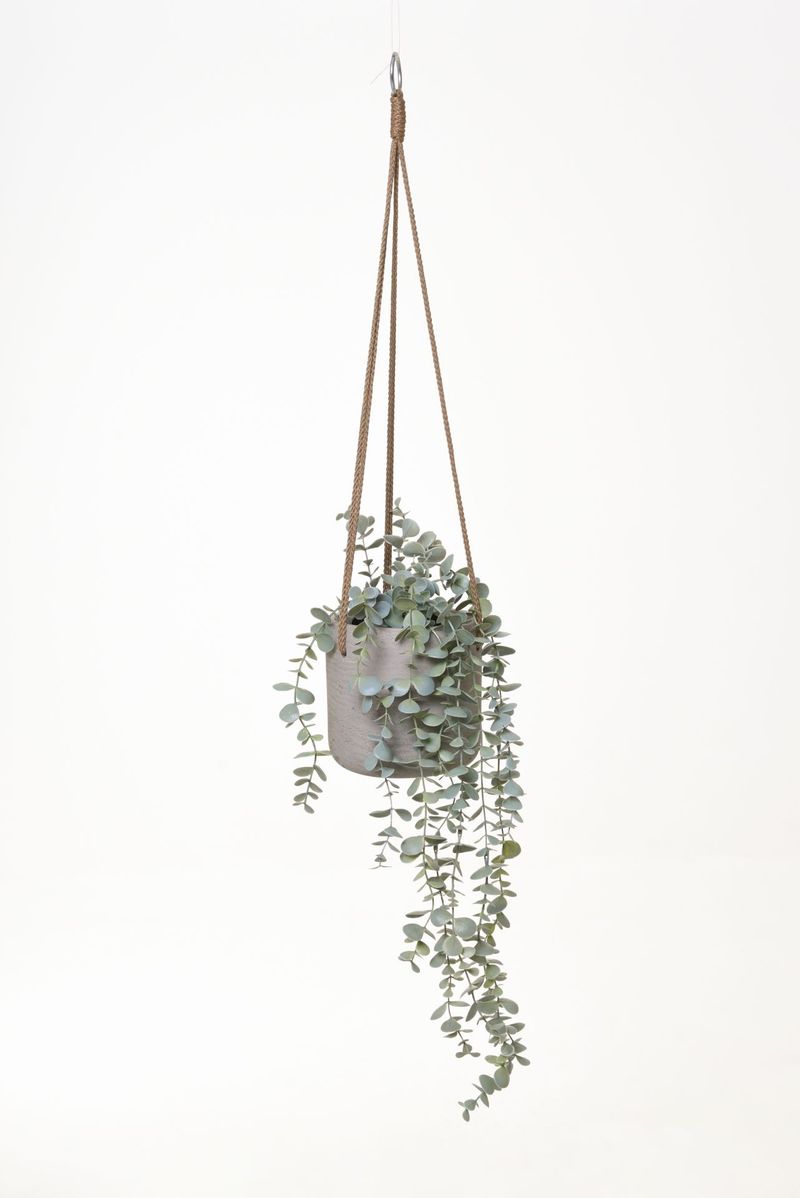 Hängetopf hängender Blumentopf Fiberglas PENDULO Grau | 302414341085
