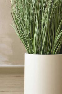 Kunstgras Kunstpflanze im Kunststofftopf RELVA grün