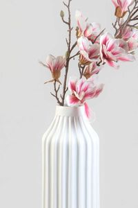 Bodenvase Fiberglas VERTO Weiß Matt