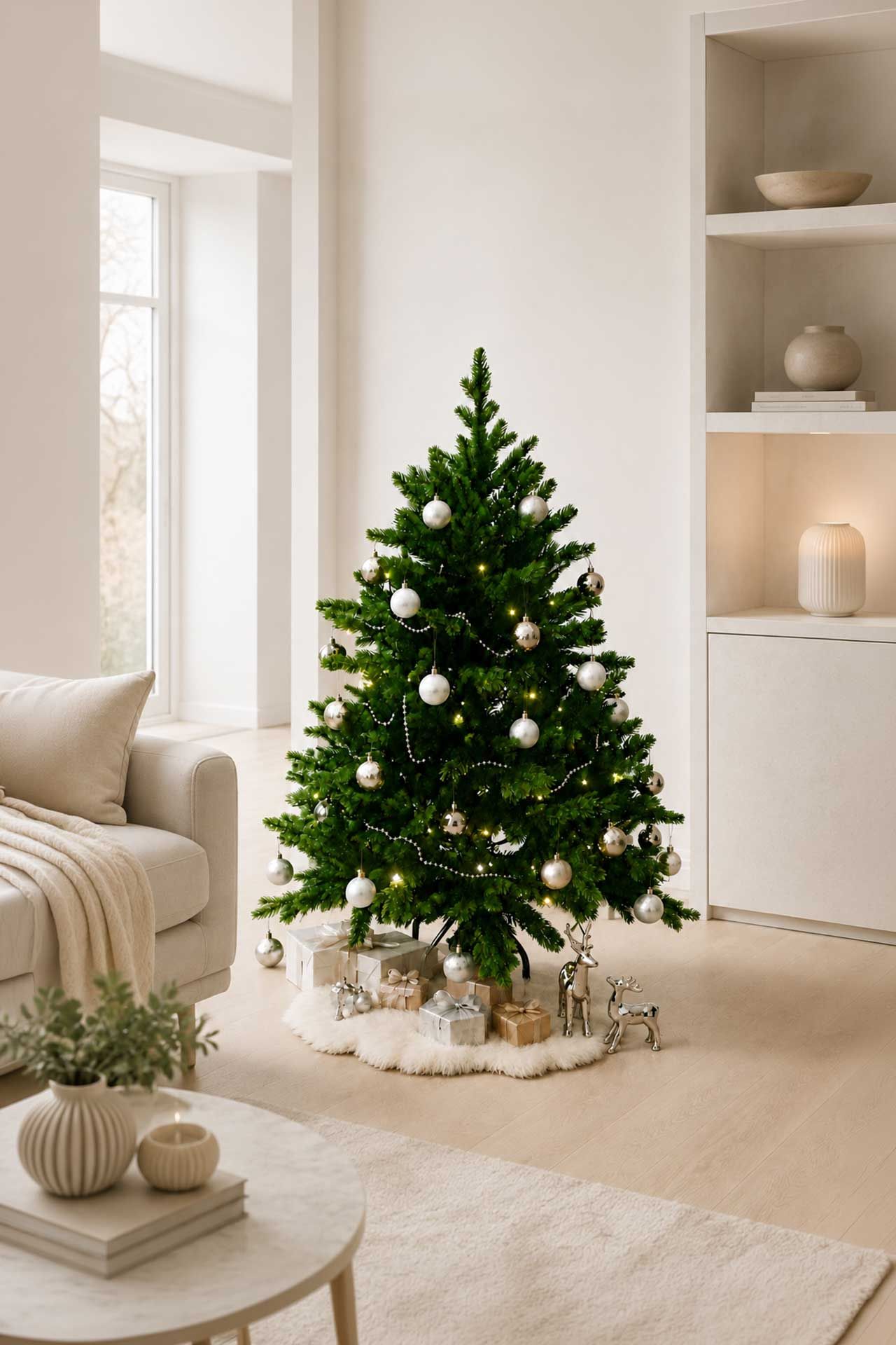 Künstlicher Weihnachtsbaum Premium Nordmanntanne, 120 cm hoch | 401201361208