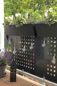 Balkonkasten Fiberglas "Balkona Classic", Anthrazit