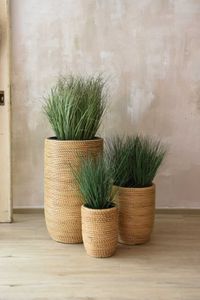 Pflanzkübel Rattan MACETA Natur