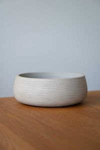 Pflanzschale Dekoschale PERA rund Fiberglas Creme Pflanzschale Dekoschale PERA rund Fiberglas Creme