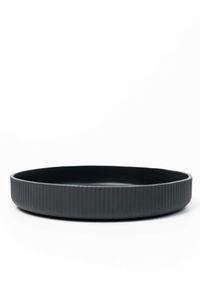 Pflanzschale Dekoschale Fiberglas ORYVEN Skandianthrazit